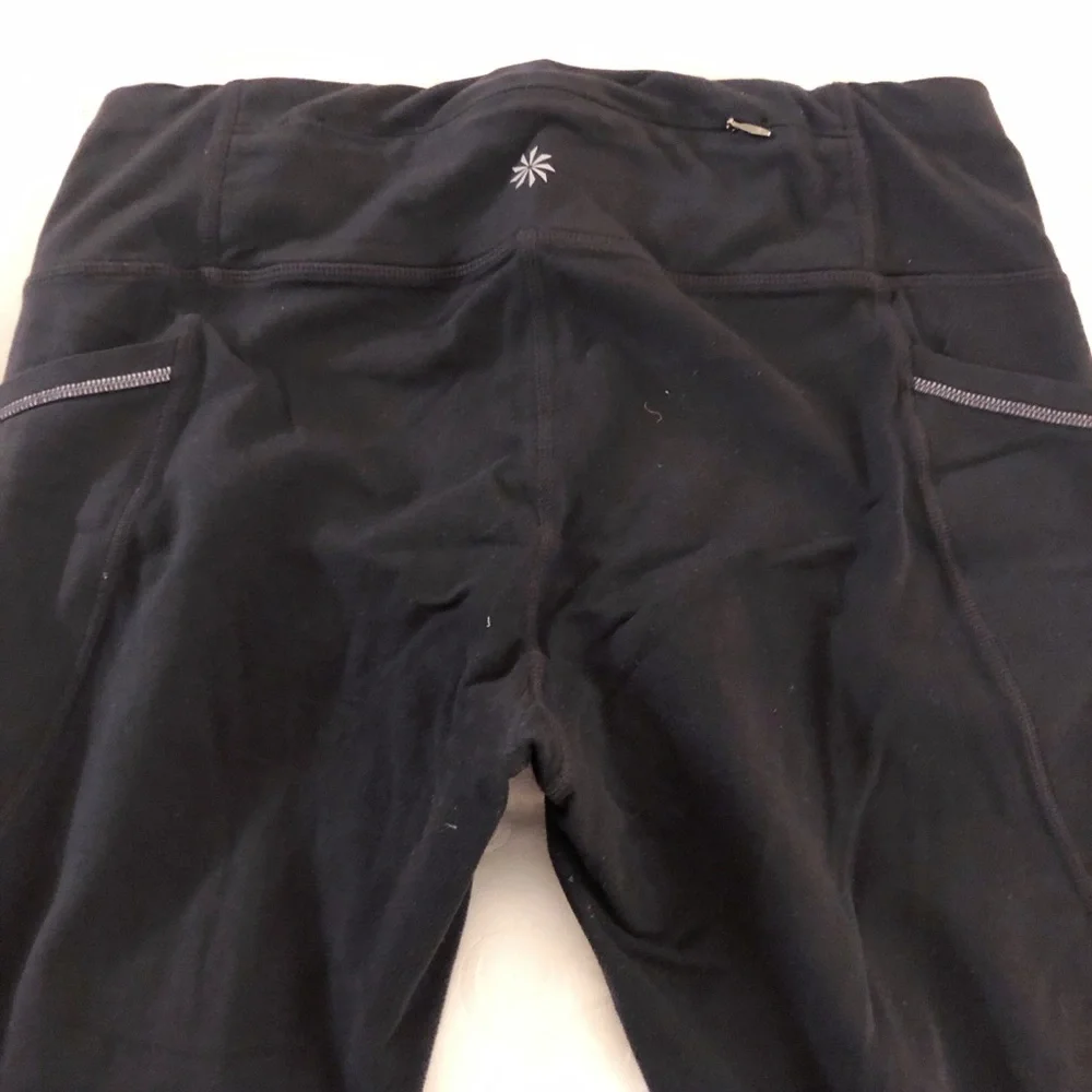 Athleta Relay 2.0 Black Compression Capri Leggings (size Small) - Picture 6 of 8